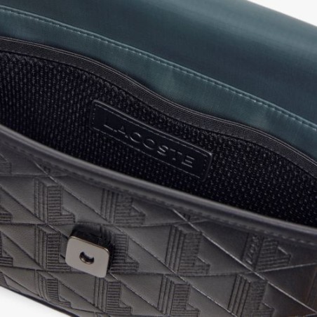 Mini Sac Messenger Monogramme en cuir 