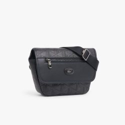 Mini Sac Messenger Monogramme en cuir 