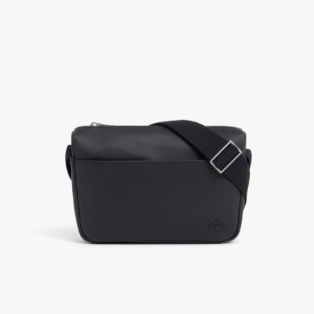 Sac bandoulière reporter synthétique noir