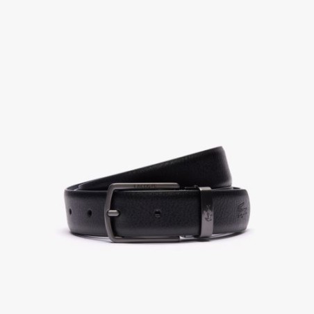 Coffret ceinture en cuir et 2 boucles