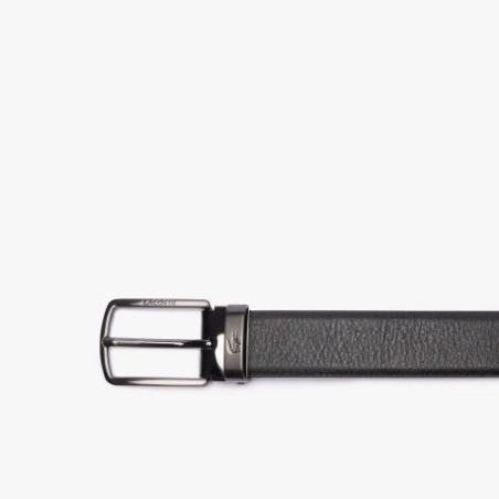 Coffret ceinture en cuir et 2 boucles 