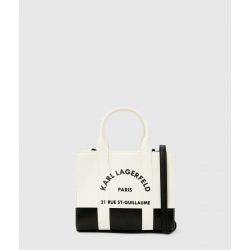 Mini Sac cabas Rue Saint-Guillaume Bicolore en Toile