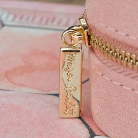 Boîte à Bijoux Coeur Céleste Rose