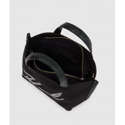 Mini Sac Cabas K/Signature Strass en Toile