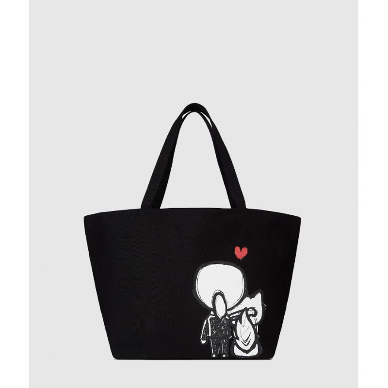 Sac Shopping Ikon Valentine en Toile