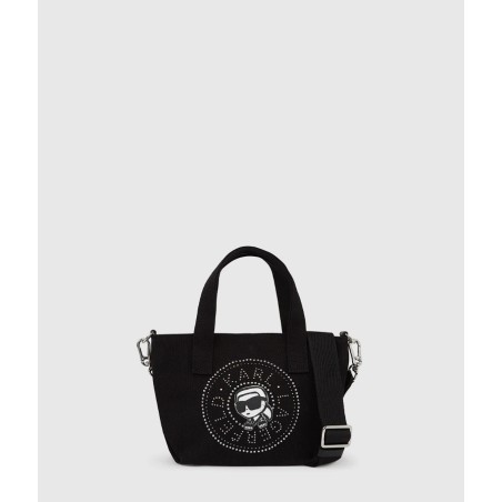 Mini Sac Cabas Ikon Strass en Toile
