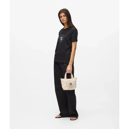 Mini Sac Cabas Ikon Choupette en Toile