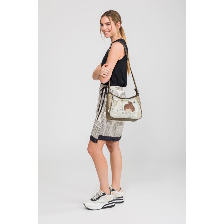 Grand Sac Bandoulière Sophia en Synthétique