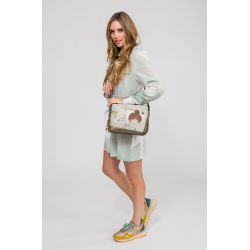 Sac Bandoulière 3 Compartiments Sophia en Synthétique