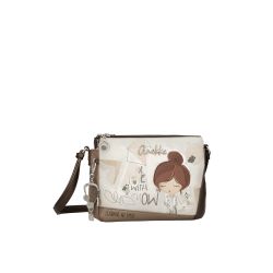 Sac Bandoulière 3 Compartiments Sophia en Synthétique