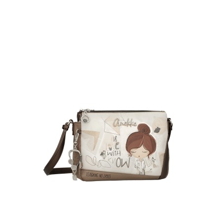 Sac Bandoulière 3 Compartiments Sophia en Synthétique