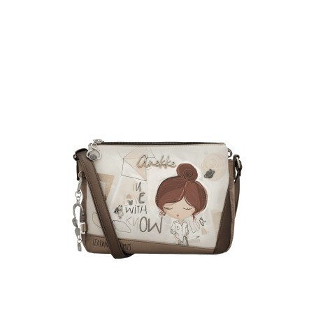 Sac Bandoulière 3 Compartiments Sophia en Synthétique