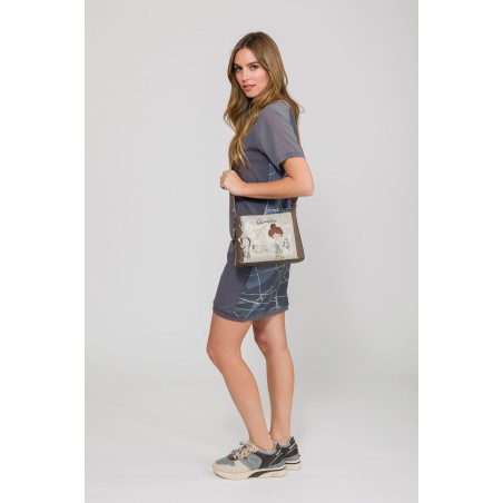 Sac Bandoulière Carré Sophia en Synthétique