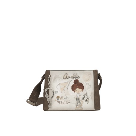 Sac Bandoulière Carré Sophia en Synthétique