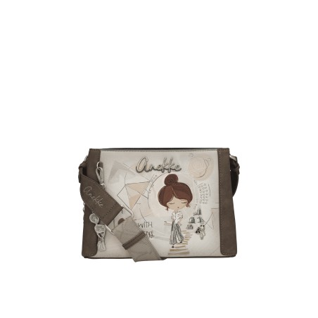 Sac Bandoulière Carré Sophia en Synthétique