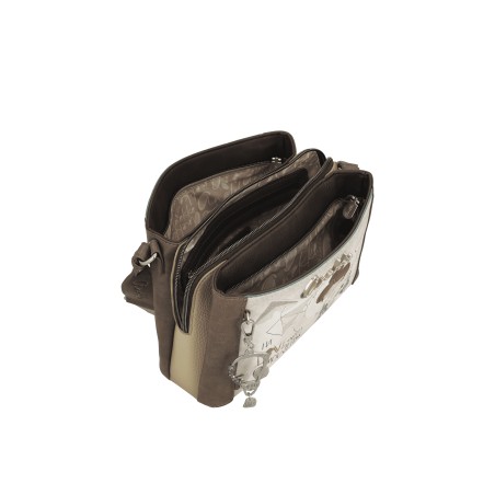Sac Bandoulière Carré Sophia en Synthétique