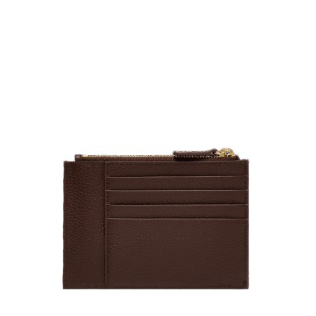 Porte-Cartes Zippé L avec Gousset Ninon en Cuir
