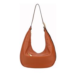Sac Epaule demi-lune Camille en Cuir