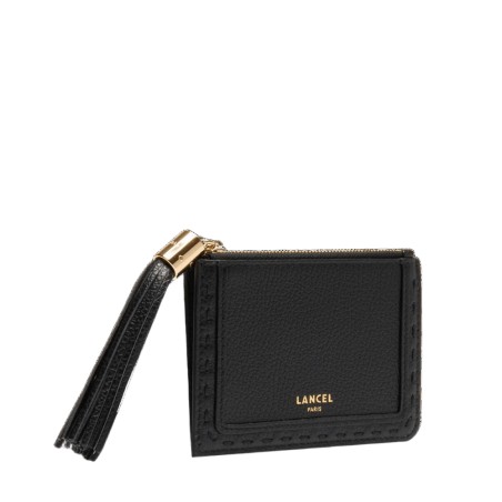 Porte-Cartes Zippé L avec Gousset Premier Flirt en Cuir