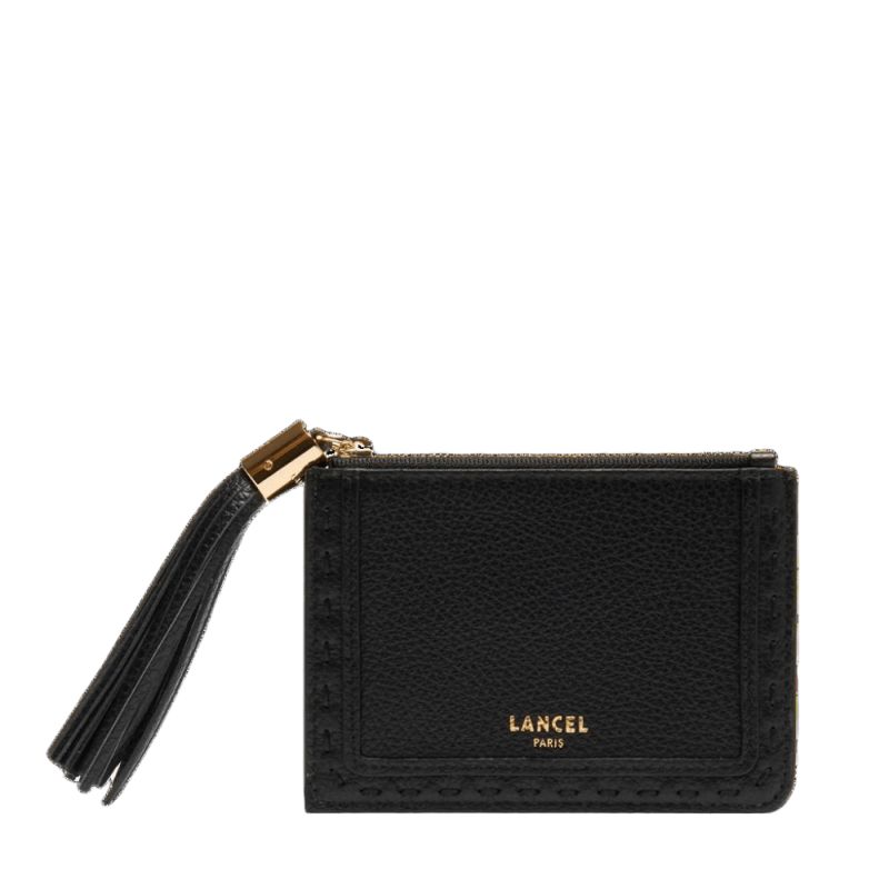 Porte-Cartes Zippé L avec Gousset Premier Flirt en Cuir