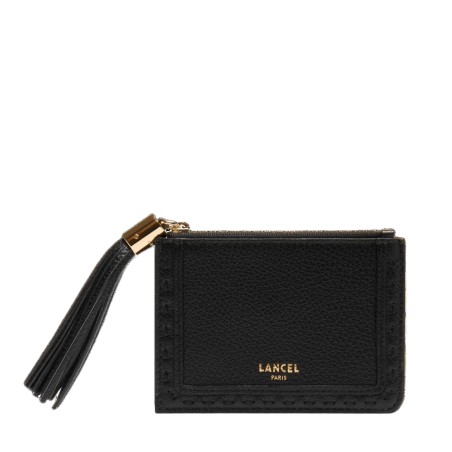 Porte-Cartes Zippé L avec Gousset Premier Flirt en Cuir