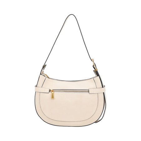 Sac épaule bandoulière croûte de cuir Madelena - Arthur & Aston