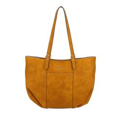 Sac cabas L croûte de cuir Madelena