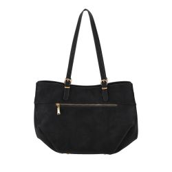 Sac cabas L croûte de cuir Madelena