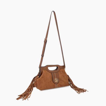 Mini Sac Shopping Sammy à Franges en Synthétique