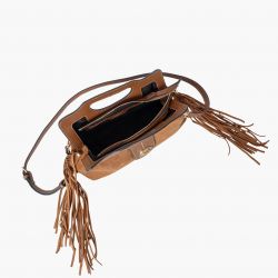 Mini Sac Shopping Sammy à Franges en Synthétique