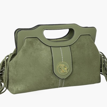 Mini Sac Shopping Sammy à Franges en Synthétique