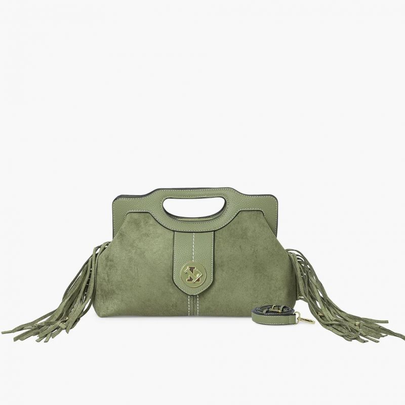 Mini Sac Shopping Sammy à Franges en Synthétique