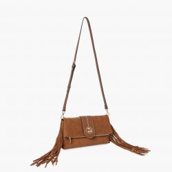 Sac Porté Epaule Sammy à Franges en Synthétique