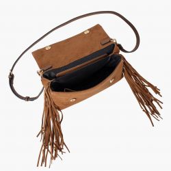 Sac Porté Epaule Sammy à Franges en Synthétique