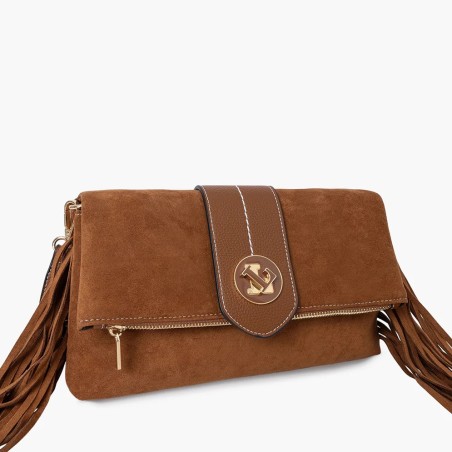 Sac Porté Epaule Sammy à Franges en Synthétique