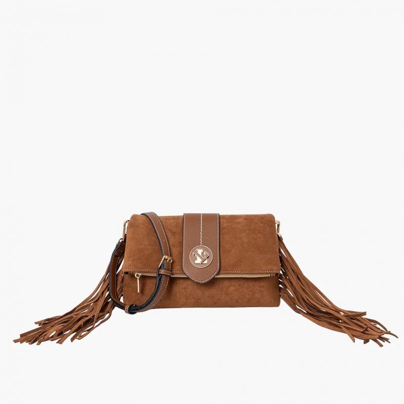 Sac Porté Epaule Sammy à Franges en Synthétique