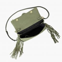 Sac Porté Epaule Sammy à Franges en Synthétique