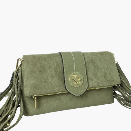 Sac Porté Epaule Sammy à Franges en Synthétique