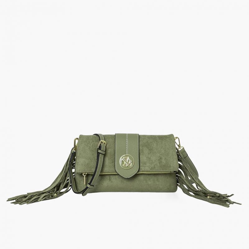 Sac Porté Epaule Sammy à Franges en Synthétique