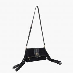 Sac Porté Epaule Sammy à Franges en Synthétique