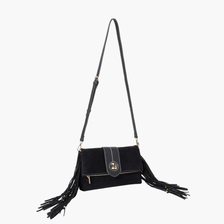 Sac Porté Epaule Sammy à Franges en Synthétique