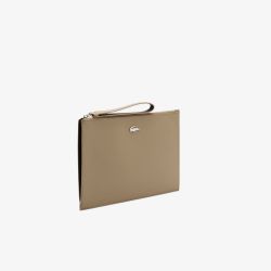 Pochette Zippée Anna en Synthétique - Lacoste