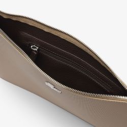 Pochette Zippée Anna en Synthétique - Lacoste
