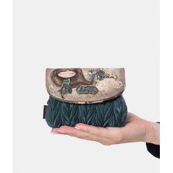 Mini Porte-Monnaie à Rabat Real en Synthétique