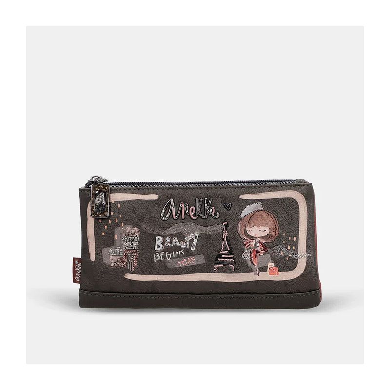 Grand Portefeuille Souple Mademoiselle en Synthétique