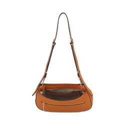Sac Porté Epaule Demi-Lune Nora en Cuir