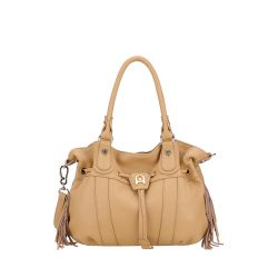 Sac Epaule M Camille à Franges en Cuir