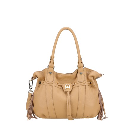 Sac Epaule M Camille à Franges en Cuir