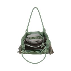 Sac Epaule L Camille à Franges en Cuir