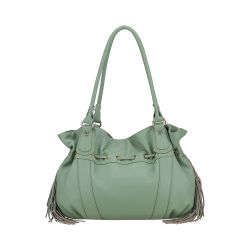 Sac Epaule L Camille à Franges en Cuir